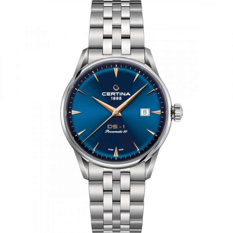 Certina DS-1 Powermatic 80 with gradient blue dial