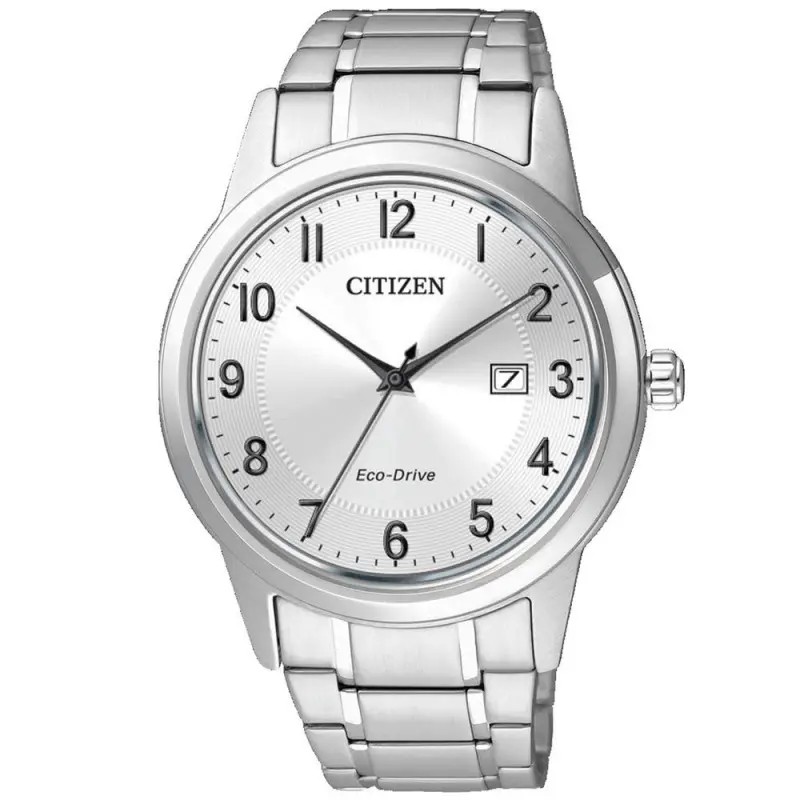 Citizen Corso Eco-Drive dress watch with silver sunburst dial