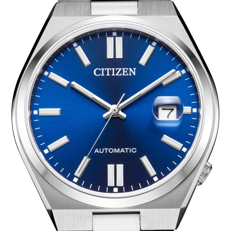 Citizen Tsuyosa automatic NJ0150 with blue dial and integrated bracelet