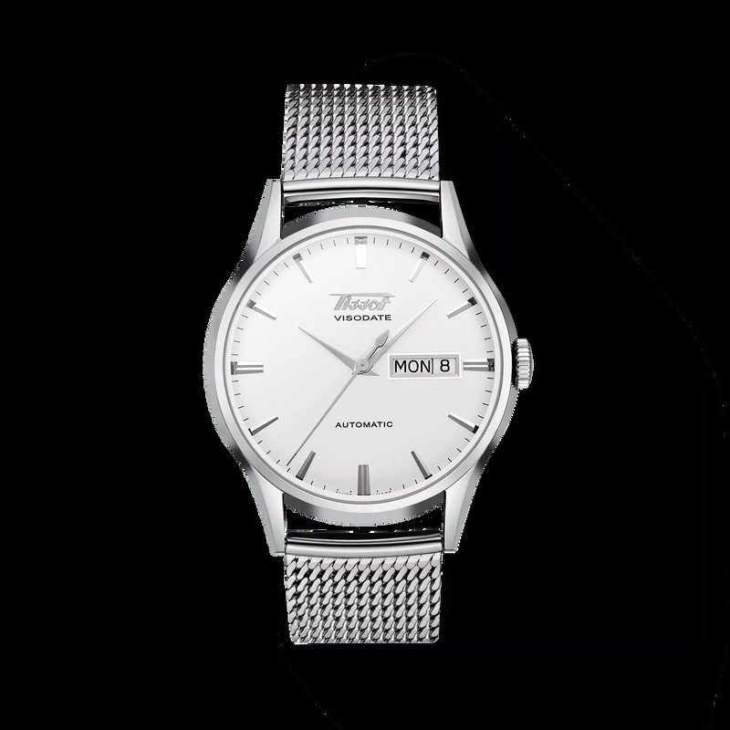 Tissot Heritage Visodate with silver dial and day date window